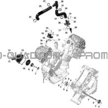 Rotax - Refroidissement Moteur - PRO pour Can-am Toutes les cylindrées 2022 Traxter PRO HD10 - DPS - CE