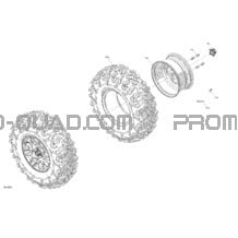 Entraînement - Roues Arrières pour Can-am Toutes les cylindrées 2022 Maverick Turbo RR - DS - CE