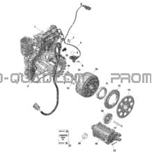 ROTAX - Magnéto et Démarreur Électrique - Turbo RR pour Can-am Toutes les cylindrées 2022 Maverick Turbo RR - XRC - CE