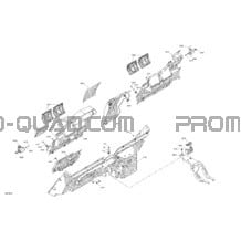 Habitacle - Mur Arrière pour Can-am Toutes les cylindrées 2022 Maverick Turbo RR - XRC - CE