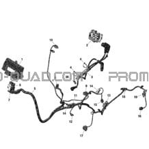 ROTAX - Câblage Moteur Et Module Électronique pour Can-am Toutes les cylindrées 2022 Traxter T HD9 - BASE - T Regulation