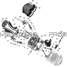 Rotax - Culasse pour Can-am Toutes les cylindrées 2022 Traxter T MAX HD10 - DPS - T Regulation