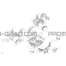 Carrosserie - Section Arrière pour Can-am Toutes les cylindrées 2022 Maverick Sport 1000R - DPS - T Regulation