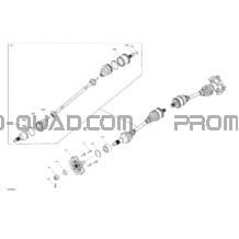 Entraînement - Arrière - Pièces Communes pour Can-am Toutes les cylindrées 2022 Maverick Sport MAX 1000R - DPS - T Regulation