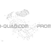 Engine - Exhaust pour Can-am Toutes les cylindrées 2022 Maverick Trail 1000 - DPS - T Regulation