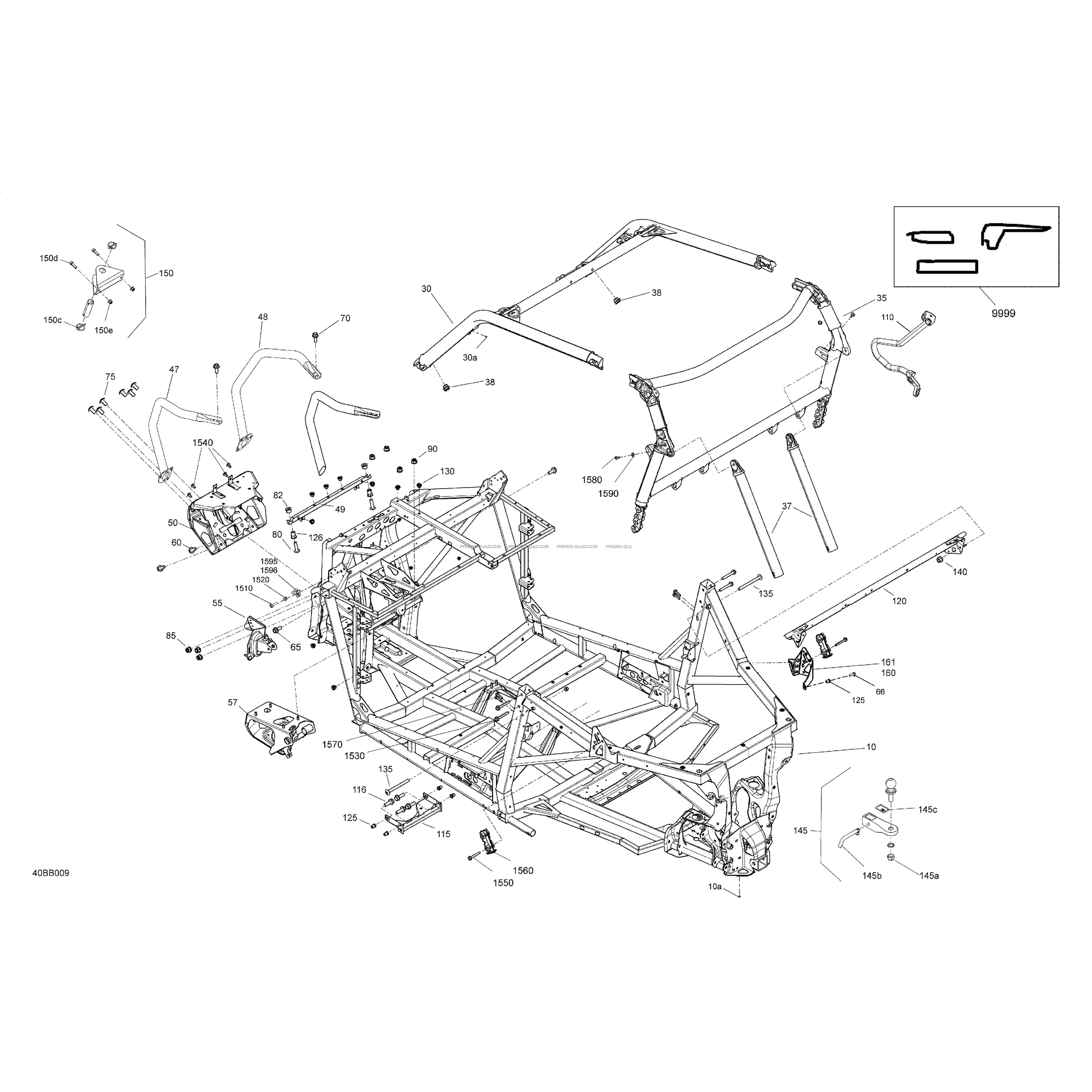 Châssis - Système  Can-am  2022 Toutes les cylindrées  Original parts OEMChâssis - Système  Can-am  2022 Toutes les cylindrées  Original parts OEM