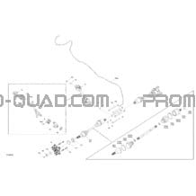 Entraînement - Arrière - Pièces Communes pour Can-am Toutes les cylindrées 2022 Outlander 450 EFI - DPS
