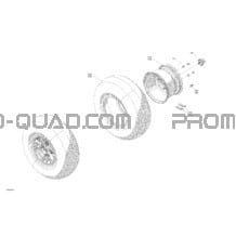 Entraînement - Roues Arrières pour Can-am Toutes les cylindrées 2022 Outlander 450 EFI - DPS