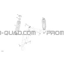Suspension - Amortisseurs Arrières pour Can-am Toutes les cylindrées 2022 Outlander 450 EFI - DPS