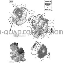 Rotax - Carter - 570 EFI pour Can-am Toutes les cylindrées 2022 Outlander MAX 570 EFI - STD - (2ENA)  Amérique du Nord