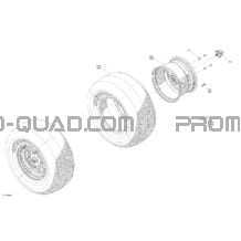Entraînement - Roues Arrières pour Can-am Toutes les cylindrées 2022 Outlander 650 EFI - STD
