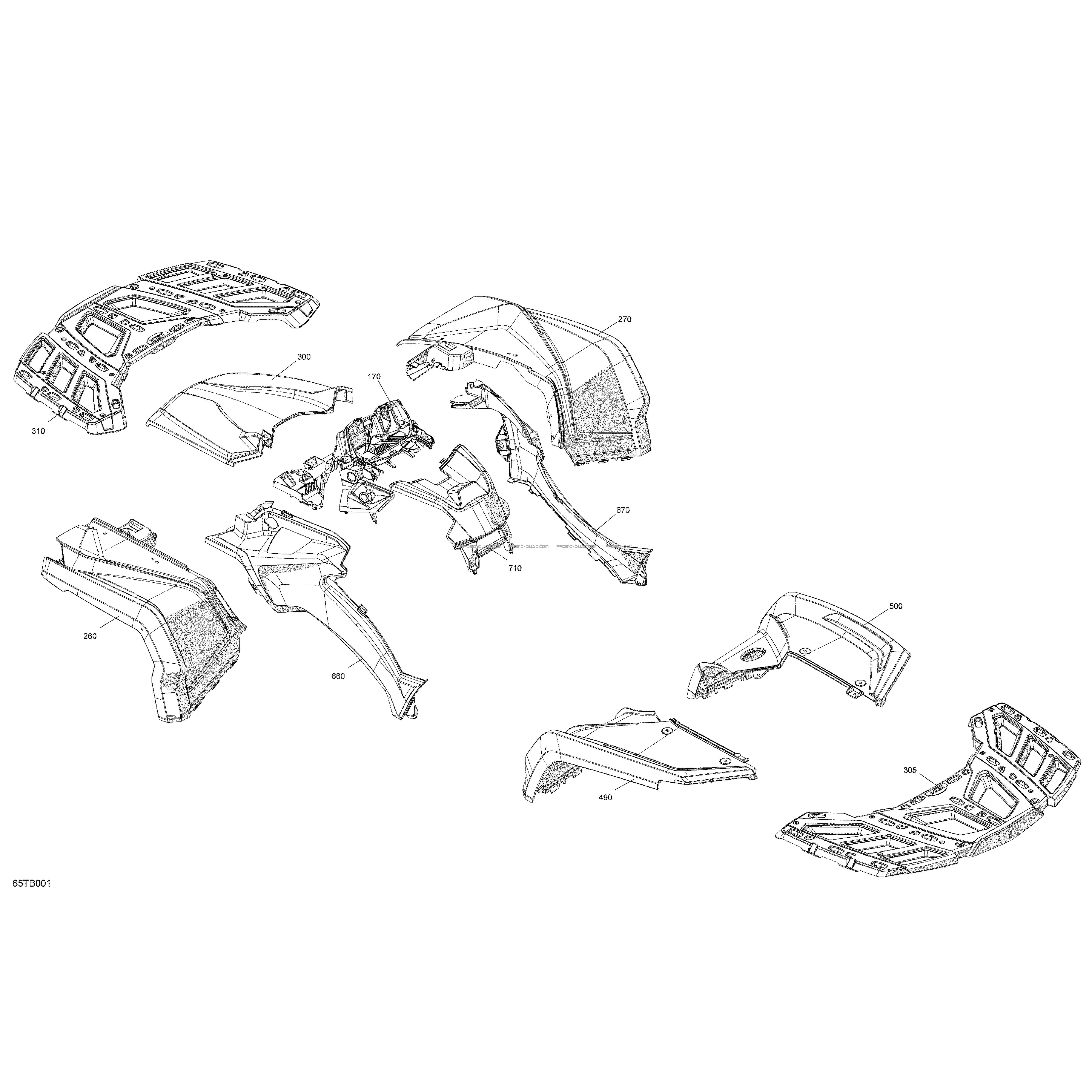Carrosserie - Ensembles Ailes  Can-am  2022 Toutes les cylindrées  pièces OEMCarrosserie - Ensembles Ailes  Can-am  2022 Toutes les cylindrées  pièces OEM