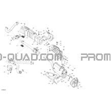 Engine - Exhaust pour Can-am Toutes les cylindrées 2022 Outlander 650 EFI - XT