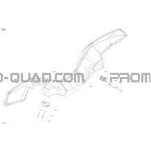 Mécanique - Déflecteur Air pour Can-am Toutes les cylindrées 2022 Outlander 650 EFI - XT