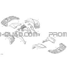 Carrosserie - Ensembles Ailes pour Can-am Toutes les cylindrées 2022 Outlander MAX 650 EFI - DPS