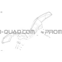 Mécanique - Déflecteur Air pour Can-am Toutes les cylindrées 2022 Outlander 850 EFI - XT
