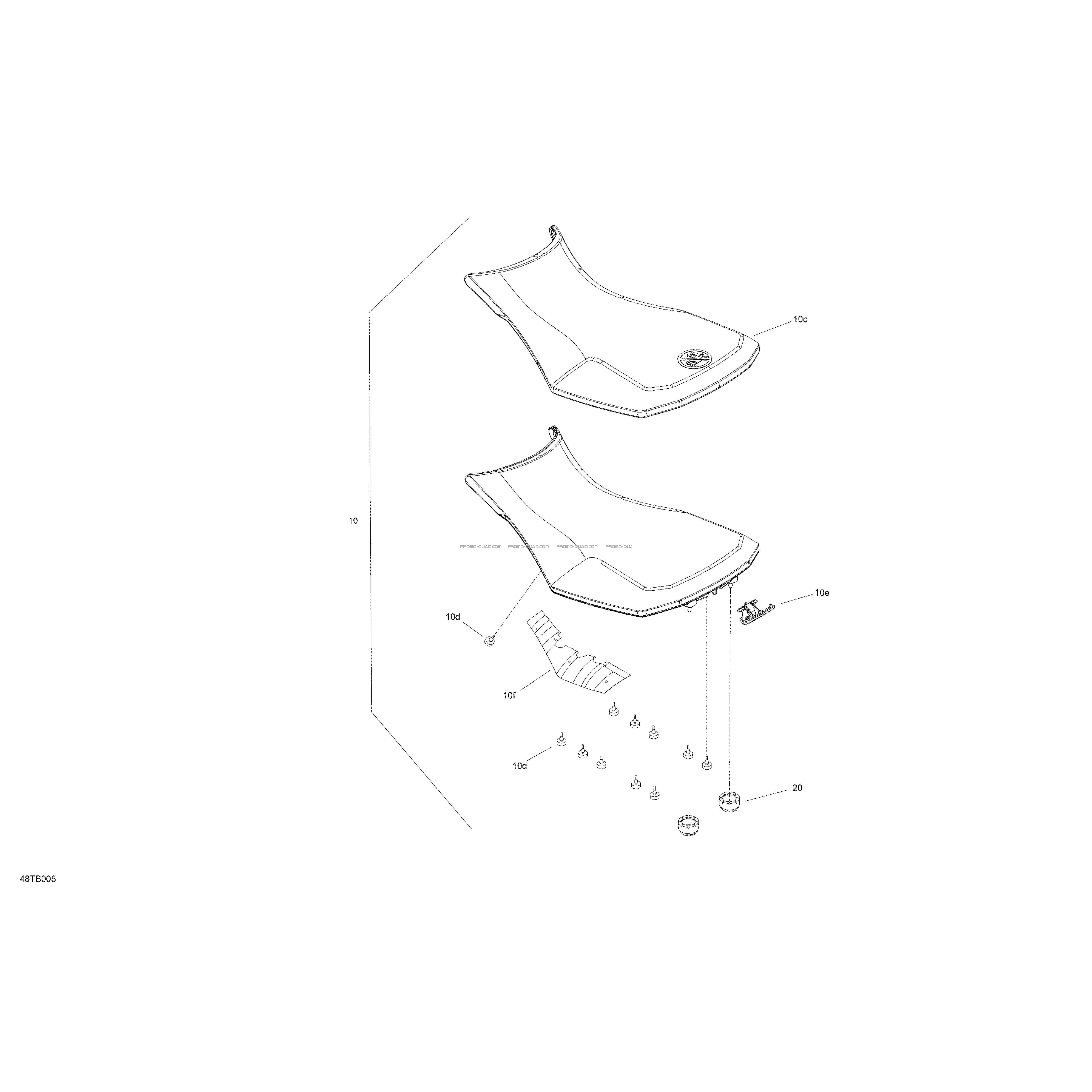 Carrosserie - Sièges  Can-am  2022 Toutes les cylindrées  Original parts OEMCarrosserie - Sièges  Can-am  2022 Toutes les cylindrées  Original parts OEM