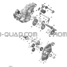 Rotax - Boîte De Vitesses 2 - 420686217 pour Can-am Toutes les cylindrées 2022 Outlander MAX 850 EFI - XT
