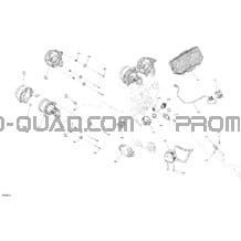 Électrique - Section Avant pour Can-am Toutes les cylindrées 2022 Outlander 1000R EFI - XXC