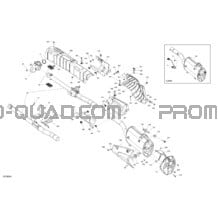 Engine - Exhaust pour Can-am Toutes les cylindrées 2022 Outlander MAX 1000R EFI - LTD