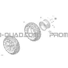 Entraînement - Roues Arrières pour Can-am Toutes les cylindrées 2022 Outlander MAX 1000R EFI - LTD