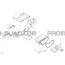 Carrosserie - Coffre À Bagage Avant pour Can-am Toutes les cylindrées 2022 Outlander MAX 1000R EFI - LTD