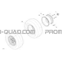 Entraînement - Roues Arrières pour Can-am Toutes les cylindrées 2022 Renegade 850 EFI - STD