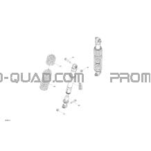 Suspension - Amortisseurs Arrière pour Can-am Toutes les cylindrées 2022 Renegade 850 EFI - STD