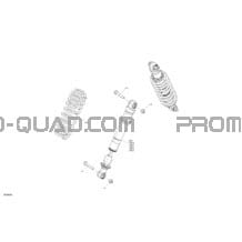 Suspension - Amortisseurs Avant pour Can-am Toutes les cylindrées 2022 Renegade 850 EFI - STD