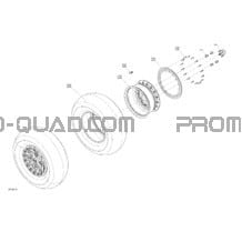 Entraînement - Roues Avant pour Can-am Toutes les cylindrées 2022 Renegade 850 EFI - XXC