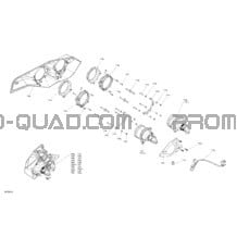 Électrique - Phares Avants pour Can-am Toutes les cylindrées 2022 Renegade 850 EFI - XXC