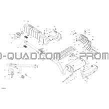 Moteur - Échappement pour Can-am Toutes les cylindrées 2022 Renegade 1000R EFI - XXC