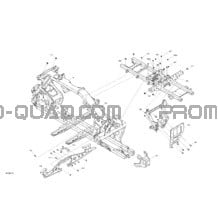 Châssis - Système pour Can-am Toutes les cylindrées 2022 Outlander MAX 6X6 - 450 EFI - DPS