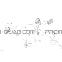 Électrique - Section Avant pour Can-am Toutes les cylindrées 2022 Outlander 570 EFI - STD