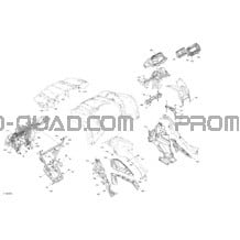 Carrosserie - Section Avant pour Can-am Toutes les cylindrées 2022 Outlander MAX 570 EFI - DPS