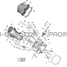 Rotax - Culasse pour Can-am Toutes les cylindrées 2022 Outlander 650 EFI - XU