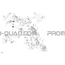 Moteur - Échappement pour Can-am Toutes les cylindrées 2022 Outlander 650 EFI - XU