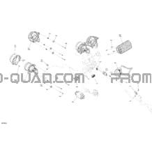 Électrique - Section Avant pour Can-am Toutes les cylindrées 2022 Outlander 650 EFI - XU