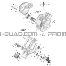 Rotax - Lubrification Du Moteur pour Can-am Toutes les cylindrées 2022 Outlander 1000R EFI - XT
