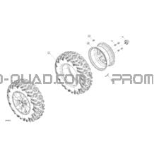 Entraînement - Roues Avants pour Can-am Toutes les cylindrées 2022 Outlander 1000R EFI - XT