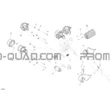 Électrique - Section Avant pour Can-am Toutes les cylindrées 2022 Outlander 1000R EFI - XT