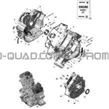 Rotax - Carter - 215 - 349 pour Can-am Toutes les cylindrées 2022 Outlander 1000R EFI - XMR