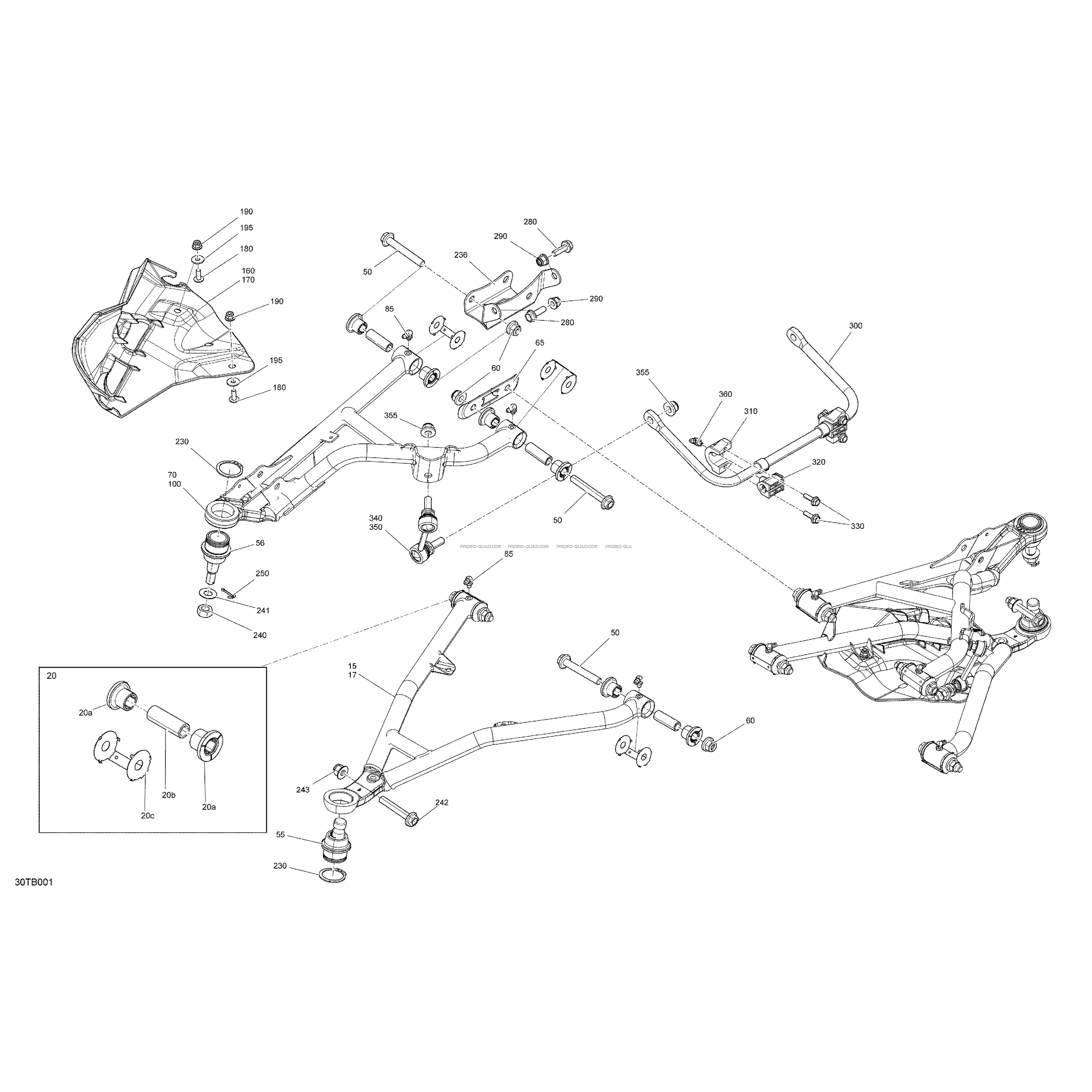 Suspension - Pièces Avant  Can-am  2022 Toutes les cylindrées  pièces OEMSuspension - Pièces Avant  Can-am  2022 Toutes les cylindrées  pièces OEM
