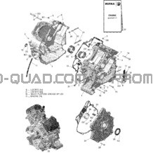 Rotax - Carter - V1 pour Can-am Toutes les cylindrées 2022 Outlander MAX 650 EFI - XT