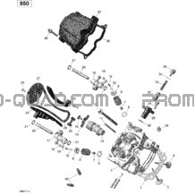 Rotax - Culasse pour Can-am Toutes les cylindrées 2022 Outlander MAX 850 EFI - XT
