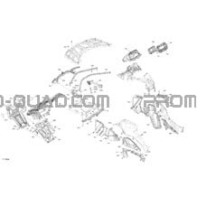 Carrosserie - Section Avant pour Can-am Toutes les cylindrées 2022 Outlander MAX 850 EFI - XT