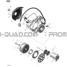 Rotax - Magnéto et Démarreur Électrique - 650W pour Can-am Toutes les cylindrées 2022 Outlander MAX 850 EFI - XTP