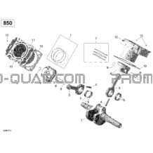 Rotax - Vilebrequin pour Can-am Toutes les cylindrées 2022 Outlander MAX 850 EFI - XTP