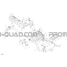 Moteur - Échappement pour Can-am Toutes les cylindrées 2022 Outlander MAX 6X6 - 450 EFI - DPS