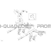 Suspension - Pièces Arrière pour Can-am Toutes les cylindrées 2022 Outlander MAX 6X6 - 450 EFI - DPS